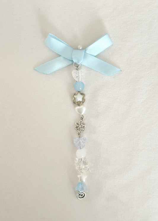 Imaan ⁠♡ Blue Bow Hijab Charm ౨ৎ